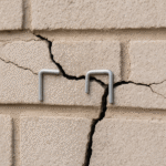 Agrafe maconné pour murs fissurés