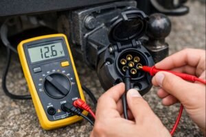 Lire la suite à propos de l’article Tester une prise de remorque 7 broches avec un multimètre