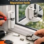 Gond de fenêtre PVC cassé : Réparation facile