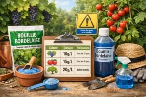 Lire la suite à propos de l’article Tableau de dosage bouillie bordelaise : Guide complet et précautions